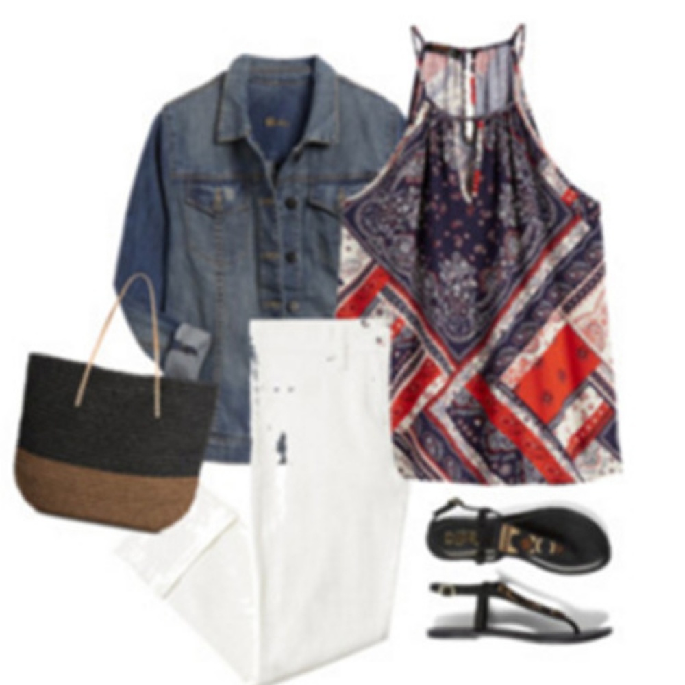 Lissane keyhole halter top